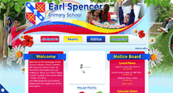 Desktop Screenshot of earlspencerprimary.org