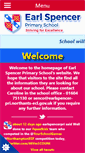 Mobile Screenshot of earlspencerprimary.org